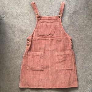 Corduroy Tank top dress with adjustable straps